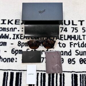 Persol PO3244S Havana Brown Wayfarer Hand Made in Italy Sunglasses